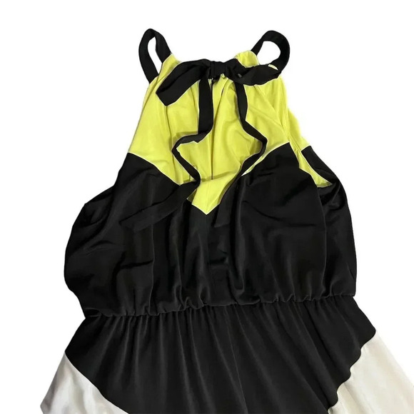 Vince Camuto Women's Chevron Colorblock Maxi Dress Size 8 Multicolor - Picture 5 of 10